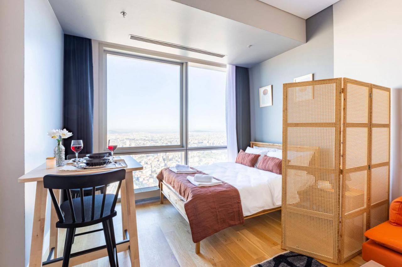 Daire Studio Flat With Panoramic City View In Atasehir *